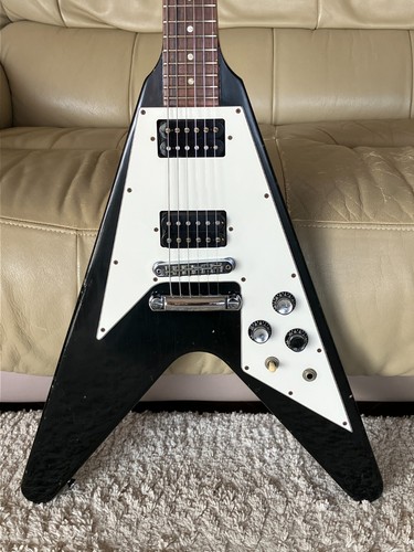 Gibson flying ebony black - gibson, v